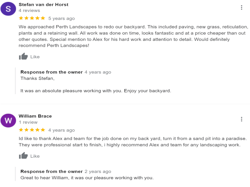 Good landscaping company reviews Perth. Good landscaping company reviews Perth.